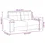 Vidaxl Dvosed rjave barve 160x77x82 cm blago