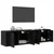 Zidni TV ormar set Zidne 2 pcs Crni hrast 80 x 34,5 x 40 cm