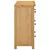 Komoda s ladicama 80 x 35 x 75 cm od masivne hrastovine
