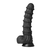Hidden Desire Extreme Vibrating Dragon Monster Dildo Black