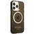 Guess Futrola za iPhone 13 Pro - Black Gold Outline Translucent MagSafe
