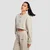 GymBeam Women‘s Aura Cropped Sweatshirt Grey