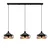 Opviq Luster Yildo-L-253-1, 146x36x122cm, IP20, Bakarno-crne boje