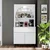 Hanah Home 2802 kafe bar ormarić 90 × 179 × 42 cm, bela