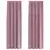 Zavjese za zamračivanje 2 pcs Tamno ružičasta 140 x 245 cm
