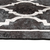 Perivi tepih crno-bijeli 120 x 180 cm