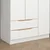Hanah Home ormar Alin 21031, 105 cm, beli / hrast