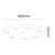 Open Design OR85341 - Luster na sajli ERO 8xG9/8W/230V crna