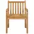 Vrtni blagovaonski set od 7 dijelova 150 x 90 cm masivno tikovino drvo