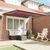 Okvir tende Tamno crvena 300 x 250 cm Poliester s PU premazom