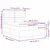 Vidaxl LED Box Spring Postelja Temno rjava 140 x 200 cm blago