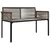 Vanjska klupa Siva i tamnoplava 117 x 54 x 74.5 cm poliratan