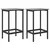 vidaXL Barski stol 2 pcs Siva Sonoma 40 x 32 x 74 cm Inženirski les