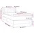 Vidaxl Box spring postelja z vzmetnico krem 80x200 cm blago