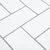 Pločica riblja kost 10 pcs Bijela siva 30 x 30 cm
