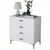 Hanah Home komoda BE121, 85,6 cm, bela