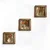 Wallity slika UKZM070, 3 dijela, 16 x 16 x 2 cm