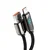 BASEUS Kabel za zaslon, hitro polnjenje in prenos podatkov USB-A – USB-C 66 W, 1 m – črn