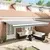 Skrovita tenda Zelena i bijela 500 × 300 cm Tkanina i Metal