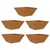 Vrtna saksija 5 pcs Rđa 35 x 35 x 15 cm