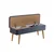HANAH HOME Trpezarijski set Vina 1048 4 AtlanticDark Blue