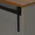 TV ormarić HALDEN 2 klizna vrata sivi 150x40x60 cm puno drvo