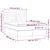 Krevet box spring s madracem LED plavi 140x190 cm od tkanine