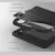 Maska za telefon na preklop Nillkin Qin Prop za iPhone 16 Pro (Plain Leather), Crna