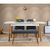 HANAH HOME Trpezarijski set Santiago Atlantice Navy Blue V2