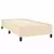 vidaXL Posteljni okvir krem 90x190 cm blago