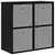 Kreveta s ladicama Crni hrast 68,5 x 32 x 67 cm