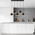 Opviq Luster Yildo-M-7011, 90x17x111cm, IP20, Crno-zlatne boje