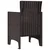 Vrtna stolica 4 pcs Smeđa 53 x 49 x 85 cm Polipropilen
