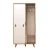 Hanah home Ormar Yahha 100x190x60?cm Hrast-Beli