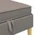 Vidaxl Pouf s shrambnim prostorom Taupe Blago