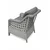 HANAH HOME Baštenska garnitura Rondi Dark Grey Light Grey
