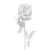 Plišana ruža sa gliterom 629111
