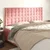 Vidaxl Vzglavje postelje roza 180x5x118/128 cm žamet