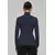 Womens knitted turtleneck in a navy design