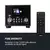 Auna Streamo Cube, internet radio, 3 W & 5 W RMS, WLAN, BT, crni