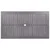 Vidaxl Vrtna miza siva 140x80x74 cm trden akacijev les