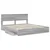Krevet s od storage Siva Sonoma 200 x 200 cm Konstruirano drvo