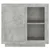 vidaXL Komoda betonsko siva 80x40x75 cm