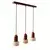 Opviq Luster Loer R, 3 x E27 Max, 40W, Braon