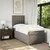 Vidaxl Box spring postelja z vzmetnico taupe 90x200 cm blago