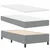 Vidaxl LED Box Spring Postelja Svetlo siva 80 x 200 cm blago