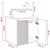 Umivaonik s policom Hrast sonoma 49,5 x 44,5 x 66 cm