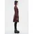 Ženski plašč DEVIL FASHION - Irregular - RED - CT21302