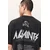 AllSaints Majica CHROMIUM črna / bela