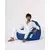 Atelier del Sofa Lazy bag Plavi